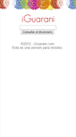 Mobile Screenshot of iguarani.com